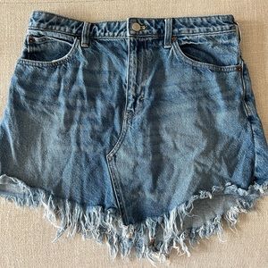 Free People Denim Skirt
